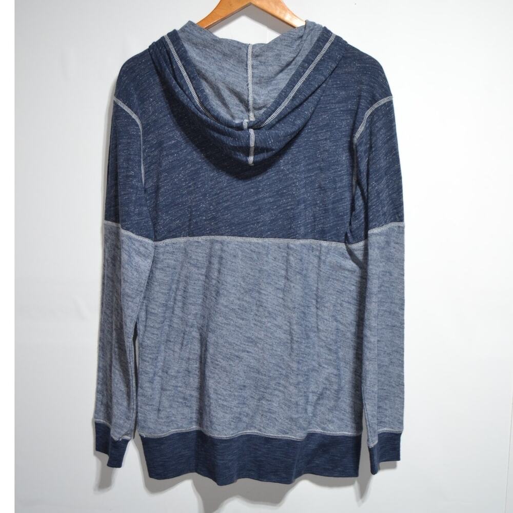 BKE Men's NWT Lightweight Hooded Shirt Size Large Blue - Picture 2 of 8
